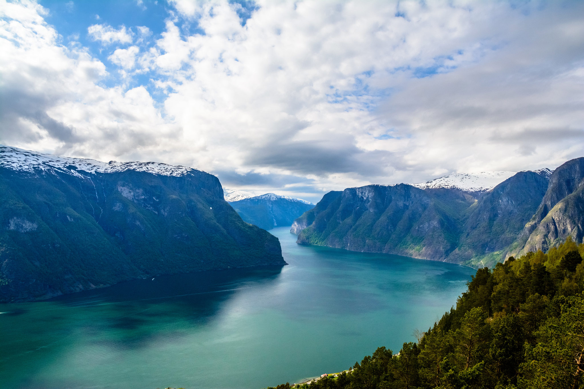 Stegastein, Aurlandsvangen